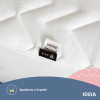 Наматрасник защитный IDEIA Nordic Comfort Luxe 140×200×35 см, стеганый, плотность 250 г/м² (8-34676)