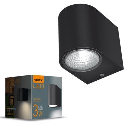 Архитектурно-декоративный светодиодный светильник VIDEX VL-AR031-032B 3W 2700K IP54 
