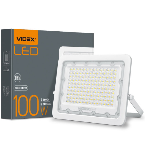 Светодиодный прожектор VIDEX F2e 100W 5000K VL-F2e-1005W  защищенный  в разборном корпусе 