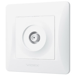 Спутниковая розетка SAT VIDEX BINERA VF-BNSK1SATE-W  белая