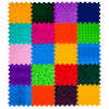 Массажный коврик Ortek Mega Mix 20 элементов 26×26 см