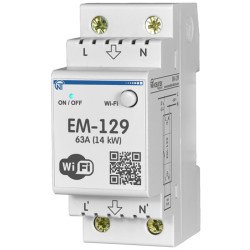 Wi-Fi счетчик электроэнергии с функцией защиты и управления Новатек-Электро ЕМ-129