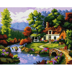 Алмазная мозаика Дом моей мечты 40х50 см ColorArt SP004