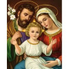 Алмазная мозаика Икона Святое Семейство 40х50 см ColorArt SP016
