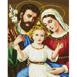 Алмазная мозаика Икона Святое Семейство 40х50 см ColorArt SP016