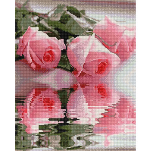 Алмазная мозаика Розы 40х50 см ColorArt SP018