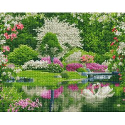 Алмазная мозаика Волшебная весна 40х50 см ColorArt SP020