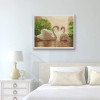Алмазная мозаика Пара лебедей 40х50 см ColorArt SP022