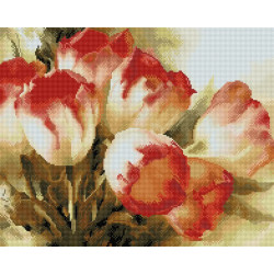 Алмазная мозаика Тюльпаны 40х50 см ColorArt SP025