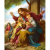 Алмазная мозаика Икона Иисус и дети 40х50 см ColorArt SP027