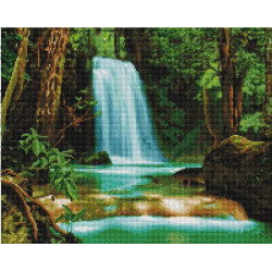 Алмазная мозаика Водопад 40х50 см ColorArt SP030