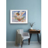 Алмазная мозаика Ангел в цветах 40х50 см ColorArt SP036