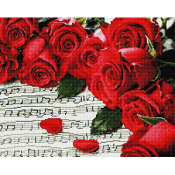 Алмазная мозаика Мелодия роз 40х50 см ColorArt SP037