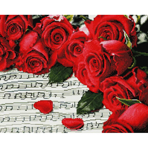 Алмазная мозаика Мелодия роз 40х50 см ColorArt SP037