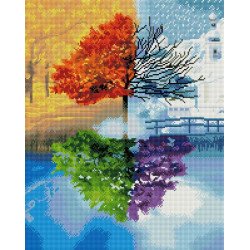 Алмазная мозаика Времена года 40х50 см ColorArt SP038