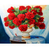 Алмазная мозаика Красные пионы 40х50 см ColorArt SP039