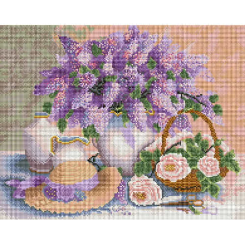 Алмазная мозаика Сирень 40х50 см ColorArt SP047