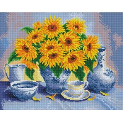 Алмазная мозаика Подсолнухи 40х50 см ColorArt SP054