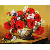 Алмазная мозаика Букет маков 40х50 см ColorArt SP057