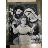 Алмазная мозаика Икона Святая семья в сером цвете 40х50 см ColorArt SP067