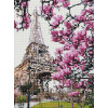Алмазная мозаика Эйфелева башня в цветах 40х50 см ColorArt SP074