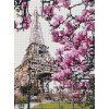 Алмазная мозаика Эйфелева башня в цветах 40х50 см ColorArt SP074