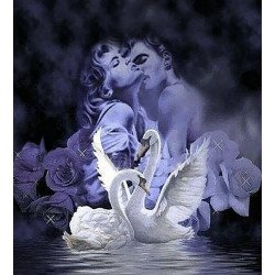 Алмазная мозаика Пылающая страсть 40х50 см ColorArt SP076