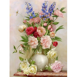 Алмазная мозаика Красивый букет в вазе 40х50 см ColorArt SP090