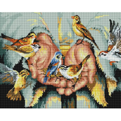 Алмазная мозаика Икона В руках Бога 40х50 см ColorArt SP115