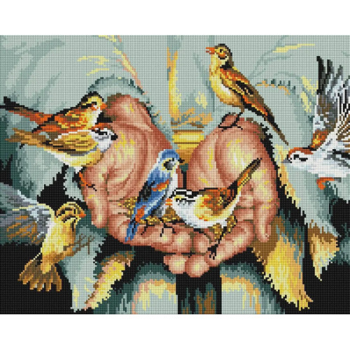 Алмазная мозаика Икона В руках Бога 40х50 см ColorArt SP115