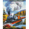 Алмазная мозаика Поезд 40х50 см ColorArt SP119