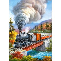 Алмазная мозаика Поезд 40х50 см ColorArt SP119