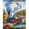 Алмазная мозаика Поезд 40х50 см ColorArt SP119