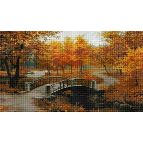 Алмазная мозаика Золотая осень 40х70 см ColorArt SS804