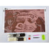Алмазная мозаика Икона Иисус в люльке в сером цвете 40х70 см ColorArt SS807