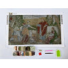 Алмазная мозаика Икона Иисус у Марты и Марии 40х70 см ColorArt SS808