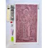 Алмазная мозаика Икона Иисус стучится в дверь в сером цвете 40х70 см ColorArt SS812