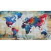 Алмазная мозаика Карта мира 40х70 см ColorArt SS816