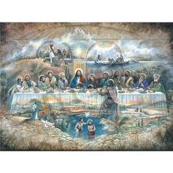 Алмазная мозаика Заветы Иисуса Христа 60х80 см ColorArt SV1500
