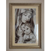 Алмазная мозаика Икона Богородица с Иисусом сепия 30х50 см ColorArt TP900