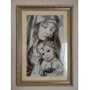 Алмазная мозаика Икона Богородица с Иисусом сепия 30х50 см ColorArt TP900