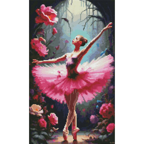 Алмазная мозаика Балерина 30х50 см ColorArt TP905