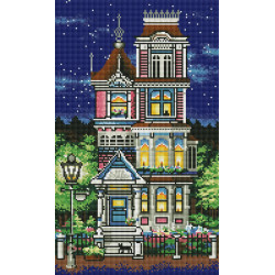 Алмазная мозаика Викторианский домик 30х50 см ColorArt TP906