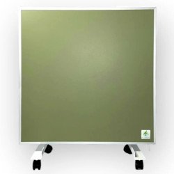 Керамический обогреватель Ecoteplo Terra 1000 ME olive с терморегулятором, инфракрасным и конвекционным нагревом (до 20 м²)