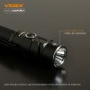 Налобно-ручной универсальнй фонарь Videx 1200Lm 5000K до 150 м дальность света, алюминиевый корпус, с поворотным механизмом  (VLF-A105RH)