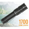 Фонарь Videx 1700Lm 6500K до 210 м дальность света, алюминиевый корпус, с аккумулятором   (VLF-A156R)