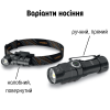 Налобно-ручной фонарик Videx VLF-A244RH 600Lm с лучом до 105 м, защищенный корпус, поворотный механизм