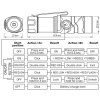 Налобно-ручной фонарик Videx VLF-A244RH 600Lm с лучом до 105 м, защищенный корпус, поворотный механизм
