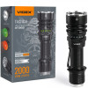 Фонарик VIDEX VLF-AT265 2000Lm 6500K, до 650 м с красным и зеленым светофильтрами