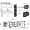 Фонарик VIDEX VLF-AT265 2000Lm 6500K, до 650 м